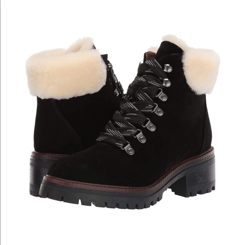 Fur lined boots